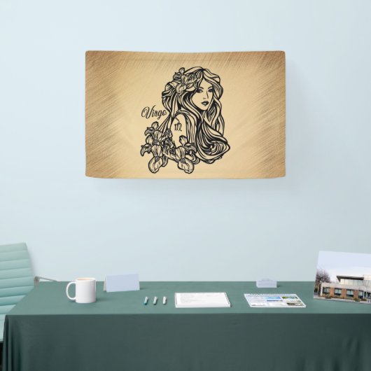 Virgo Zodiac Antiek look Spandoek (Beurs)