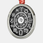 Virgo - Zodiac Astrological Constellation Metalen Ornament (Links)
