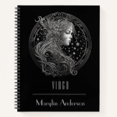 VIRGO ZODIAC ASTROLOGY CONSTELLATION CUSTOM NOTITIEBOEK (Voorkant)