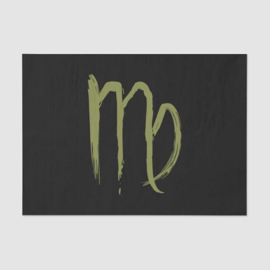 VIRGO Zodiac August Birthday Astrology Tissuepapier (Voorkant)