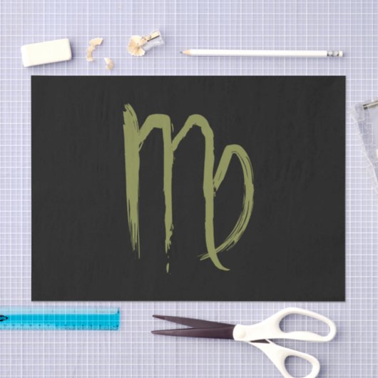 VIRGO Zodiac August Birthday Astrology Tissuepapier (Craft)