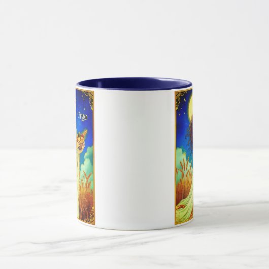 Virgo Zodiac Beauty Under a Night Sky Mok (Midden)