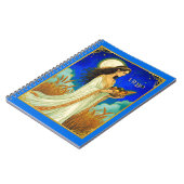 Virgo Zodiac Beauty Under a Night Sky Notitieboek (Linkerzijde)