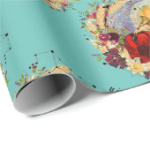 Virgo Zodiac Birthday Cadeaupapier (Rol Hoek)