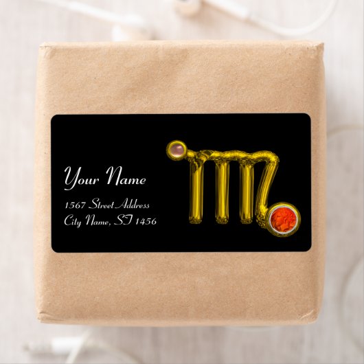 VIRGO ZODIAC BIRTHDAY JEWEL GRAY AGATE Gold Etiket (Insitu)