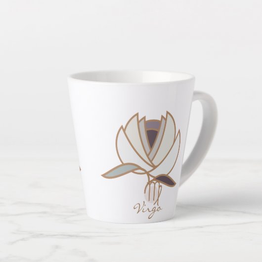 Virgo Zodiac Boho Coffee Mok (Rechterhoek)