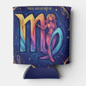 Virgo Zodiac Can Cooler (Voorkant)