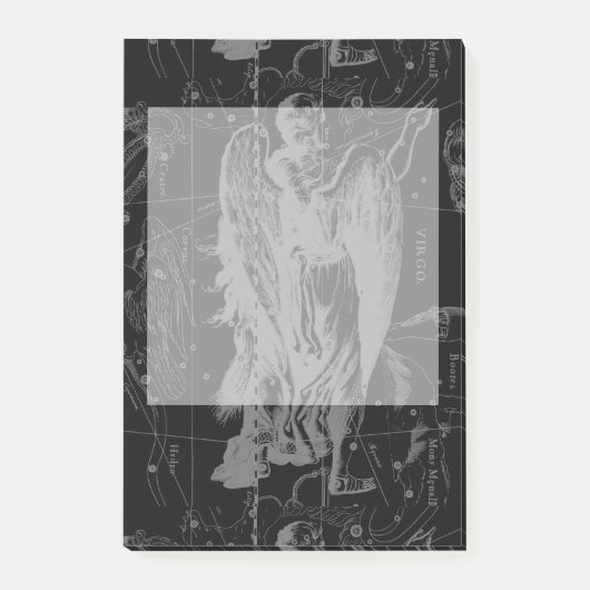Virgo Zodiac Constellation Hevelius 1690 Post-it® Notes (Voorkant)
