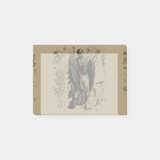 Virgo Zodiac Constellation Hevelius 1690 Post-it® Notes (Voorkant)