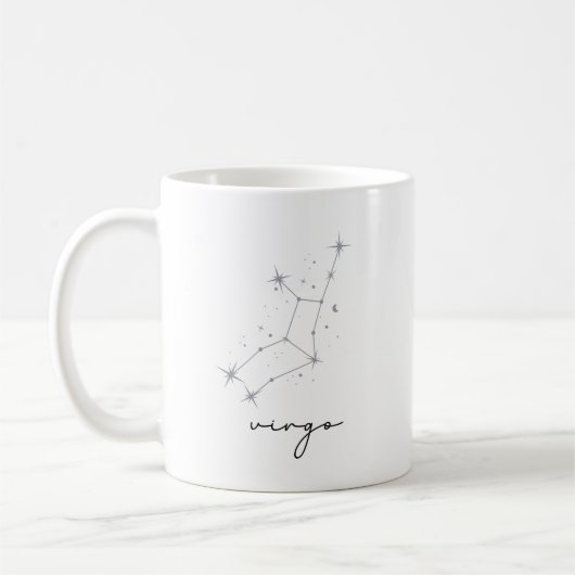 Virgo Zodiac Constellation Koffiemok (Links)