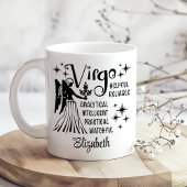 Virgo Zodiac Horoscoop Aangepaste naam Koffiemok