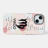Virgo Zodiac Horoscoop Kenmerken Meisjes iPhone 15 Case (Achterkant horizontaal)
