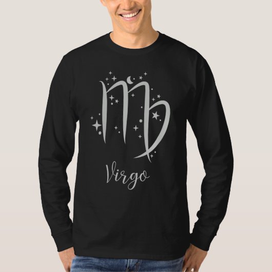 Virgo Zodiac Horoscope T-shirt (Voorkant)