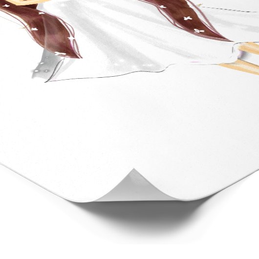 Virgo Zodiac Illustration – Hand Drawn Poster (Hoek)