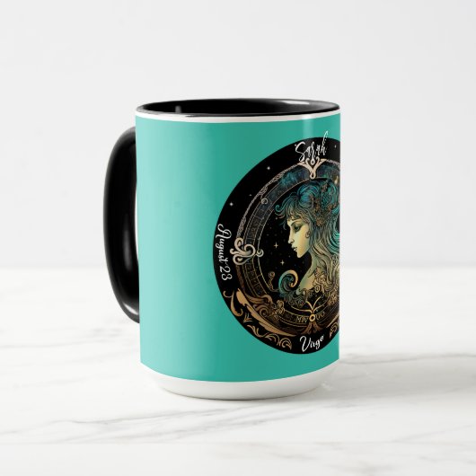 Virgo Zodiac  Koffie Mok (Voorkant links)