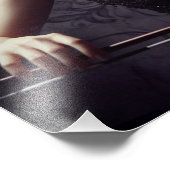 Virgo Zodiac Musician Cello Foto Afdruk (Hoek)