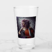 Virgo Zodiac Musician Cello Glas (Voorkant)
