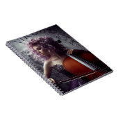 Virgo Zodiac Musician Cello Notitieboek (Rechterzijde)