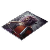 Virgo Zodiac Musician Cello Notitieboek (Linkerzijde)
