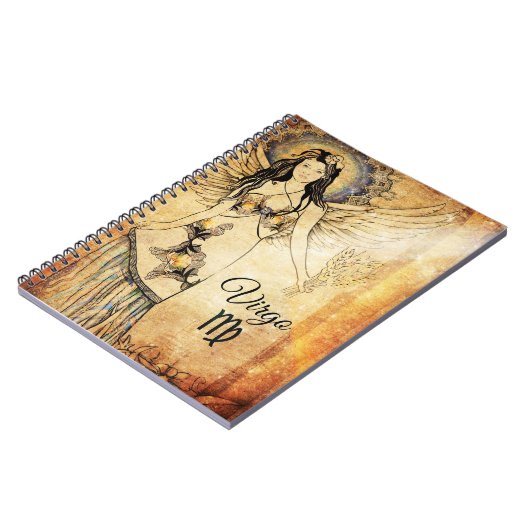 Virgo Zodiac Notitieboek (Linkerzijde)
