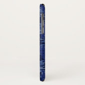 Virgo Zodiac op Navy Digital Camouflage Case-Mate iPhone Case (Achterkant/links)