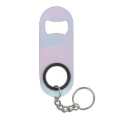 Virgo Zodiac op Pastels Nacre Moeder van Pearl Mini Flessenopener (Achterkant)