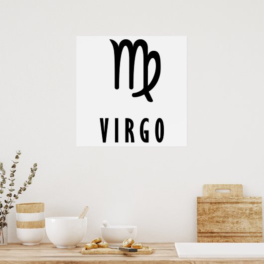 Virgo zodiac poster (Keuken)