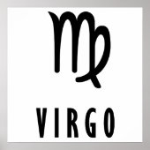 Virgo zodiac poster (Voorkant)