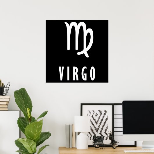 Virgo zodiac poster (Thuiskantoor)