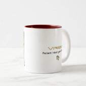 Virgo Zodiac Retro koffie Mok (Voorkant rechts)