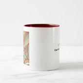 Virgo Zodiac Retro koffie Mok (Center)