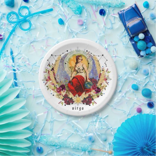 Virgo Zodiac September Birthday Part Paper Bord (Feest)