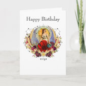 VIRGO Zodiac September Birthday Persoonlijke naam Kaart (Voorkant)