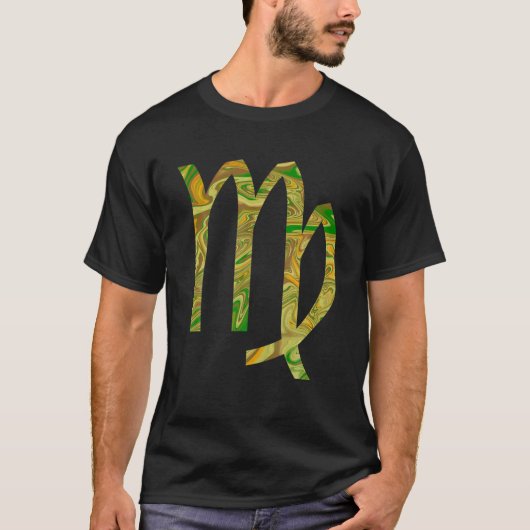 Virgo Zodiac Sign August Horoscope Birth T-shirt (Voorkant)
