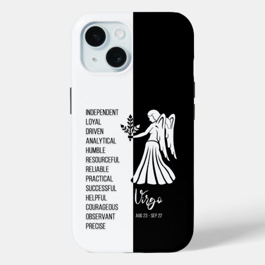 Virgo Zodiac Sign Case-Mate iPhone Case (Achterkant)