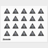 Virgo Zodiac Sign Charcoal Carbon Fiber Print Sticker (Vel)