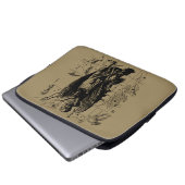 Virgo Zodiac Sign Constellation Hevelius 1690 Laptop Sleeve (Voorkant onderkant)