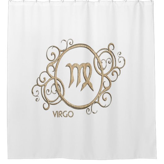 Virgo Zodiac Sign Douchegordijn (Voorkant)