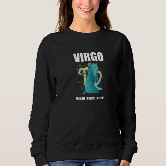 Virgo Zodiac Sign Facts Quote Symbol Horoscope Ast Trui (Voorkant)