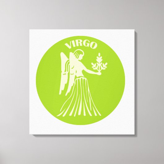 Virgo, Zodiac Sign, Horoscope, Astrology Canvas Afdruk (Voorkant)
