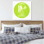 Virgo, Zodiac Sign, Horoscope, Astrology Canvas Afdruk (Insitu (Slaapkamer))