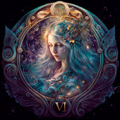 Virgo Zodiac Sign Jigzaag Puzzle Legpuzzel