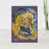 Virgo Zodiac Sign Kaart (Voorkant)