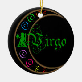 Virgo Zodiac Sign Keramisch Ornament