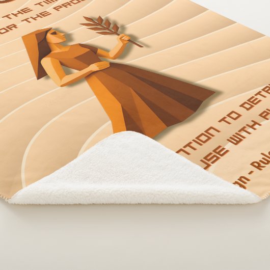 Virgo Zodiac Sign Modern 3D Astrology Design Sherpa Deken (3/4)