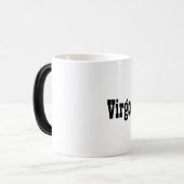 Virgo Zodiac Sign Morphing Mug Magische Mok (Voorkant links)