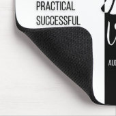 Virgo Zodiac Sign Mousepad, zwart-wit Muismat (Hoek)