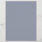 Virgo Zodiac Sign on Navy Blue Carbon Fiber Print Flyer (Achterkant)