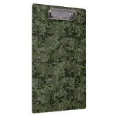 Virgo Zodiac Sign on Olive Green Digital Camo Klembord (Rechts)