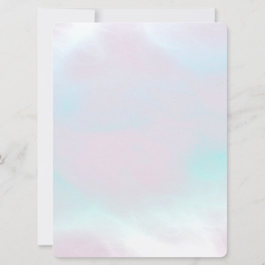 Virgo Zodiac Sign on Pastels Moeder Pearl (Achterkant)